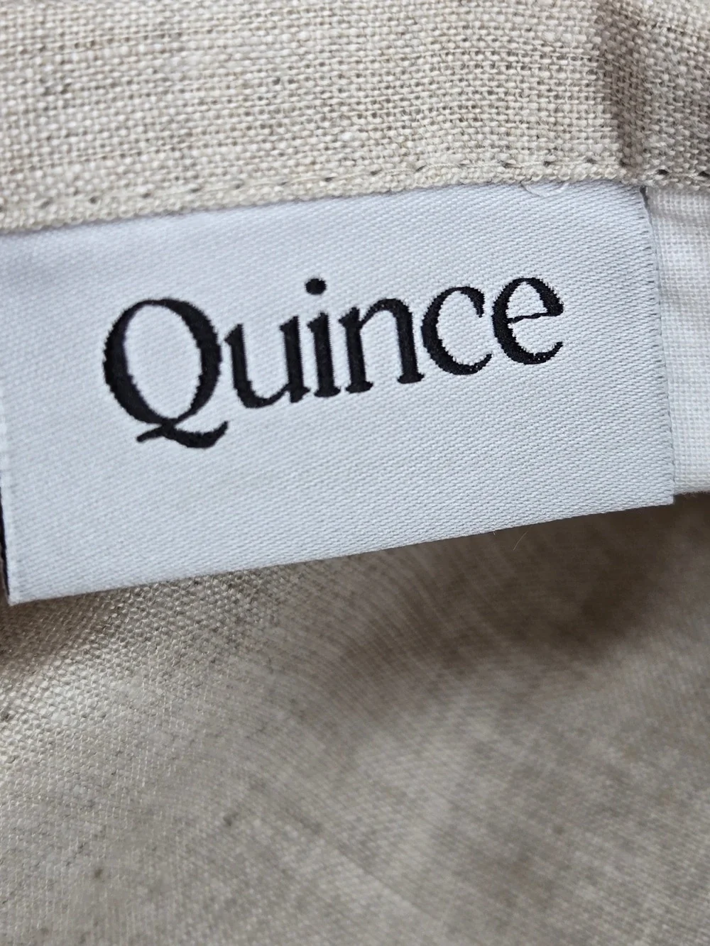 NWT QUINCE Set Of 2 48x96 European Linen Curtains Flax 0014
